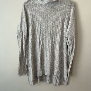 Urban Outfitters Light Gray Ribbed Sweater